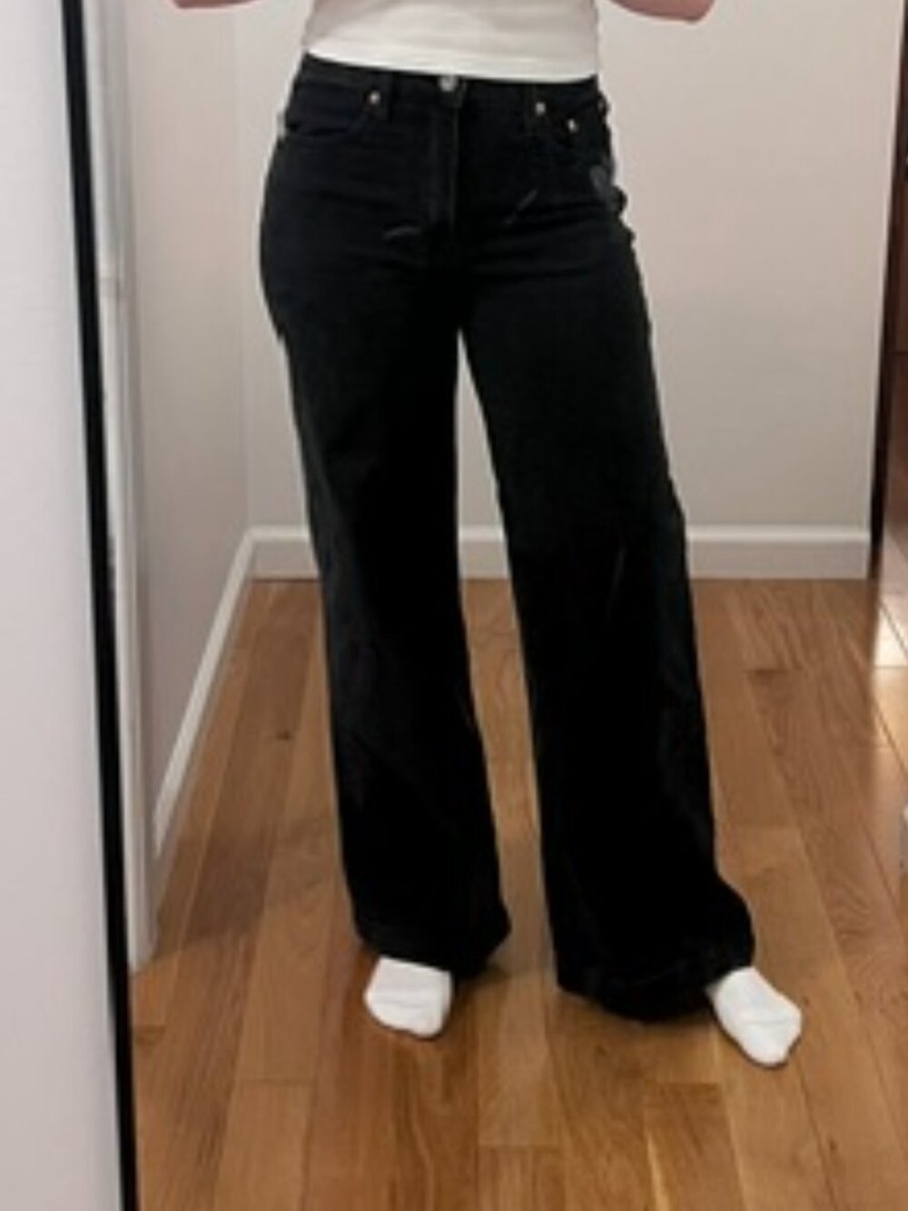 GAP High Rise Stride Wide-Leg Jeans, Size 27 / 4R - Picture 2 of 8
